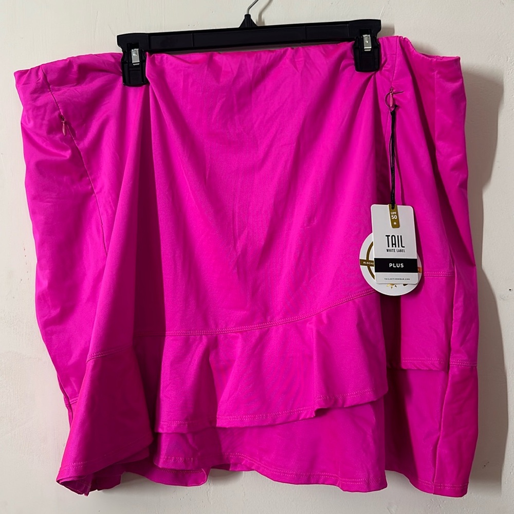 Tail White Label Plus Skort Activewear Pink NWT